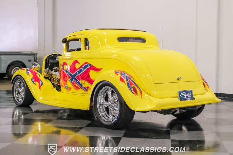 Dodge-Coupe-1933-Yellow-Tan-6