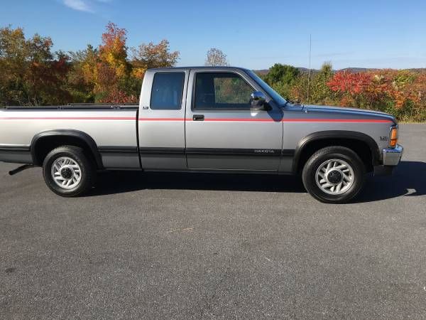 Dodge-Dakota-1993-Silver-Gray-5