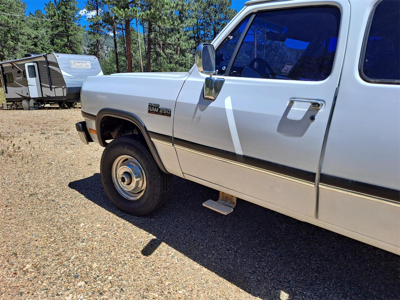 Dodge-W250-1992-Dodge-White-Grey-1