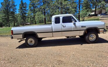 Dodge-W250-1992-Dodge-White-Grey-4