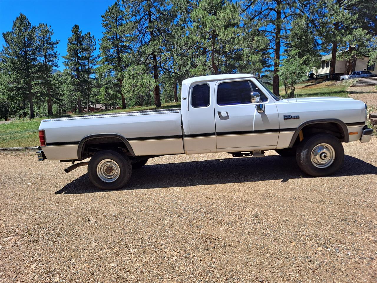 Dodge-W250-1992-Dodge-White-Grey-4
