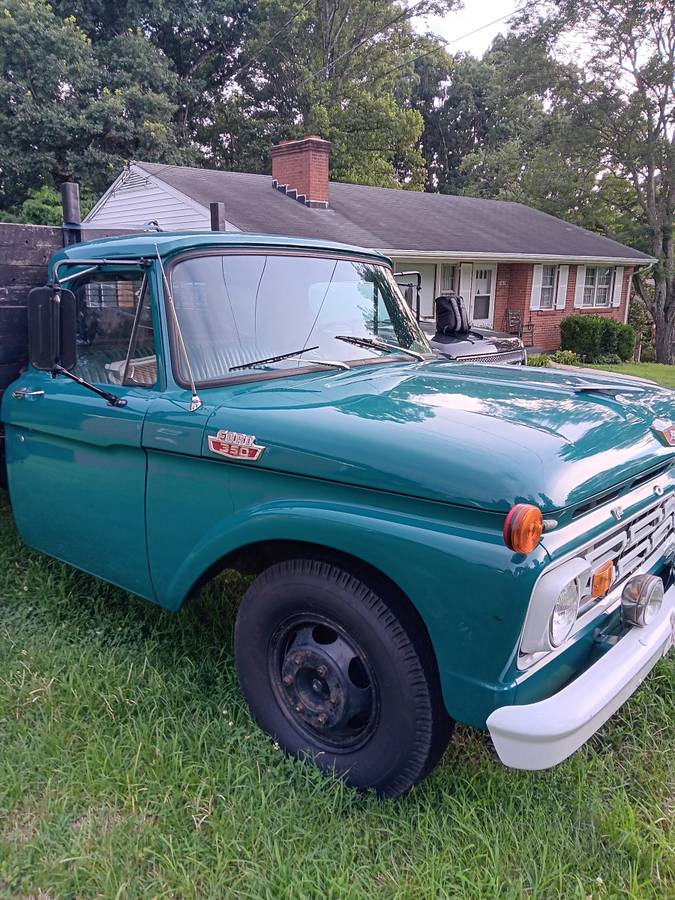 Ford-350-1964-green-3