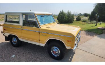 Ford-Bronco-1974-yellow-and-white-brown-7