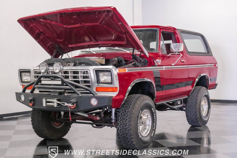 Ford-Bronco-1978-Maroon-Red-26