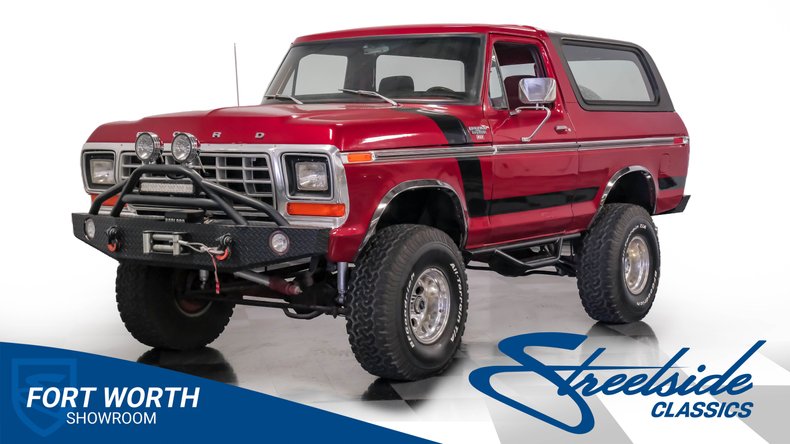 Ford-Bronco-1978-Maroon-Red-35