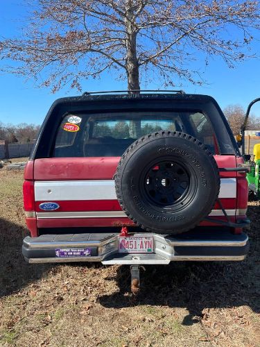 Ford-Bronco-1990-Red-1