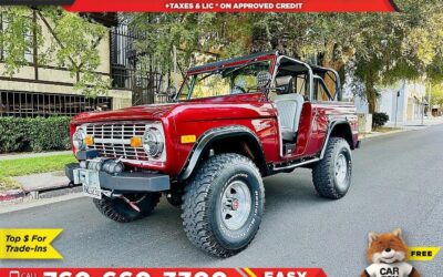Ford Bronco Complete Restoration 1976 SUV