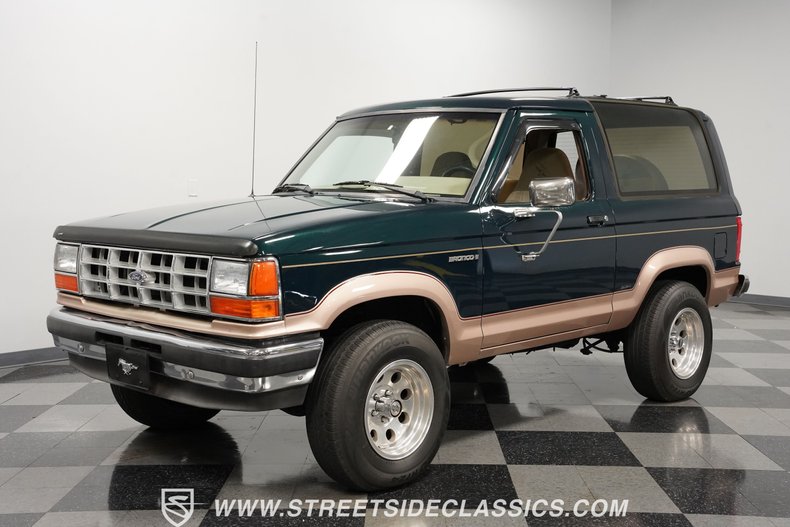 Ford-Bronco-ii-1989-Hunter-Green-light-sandle-wood-4