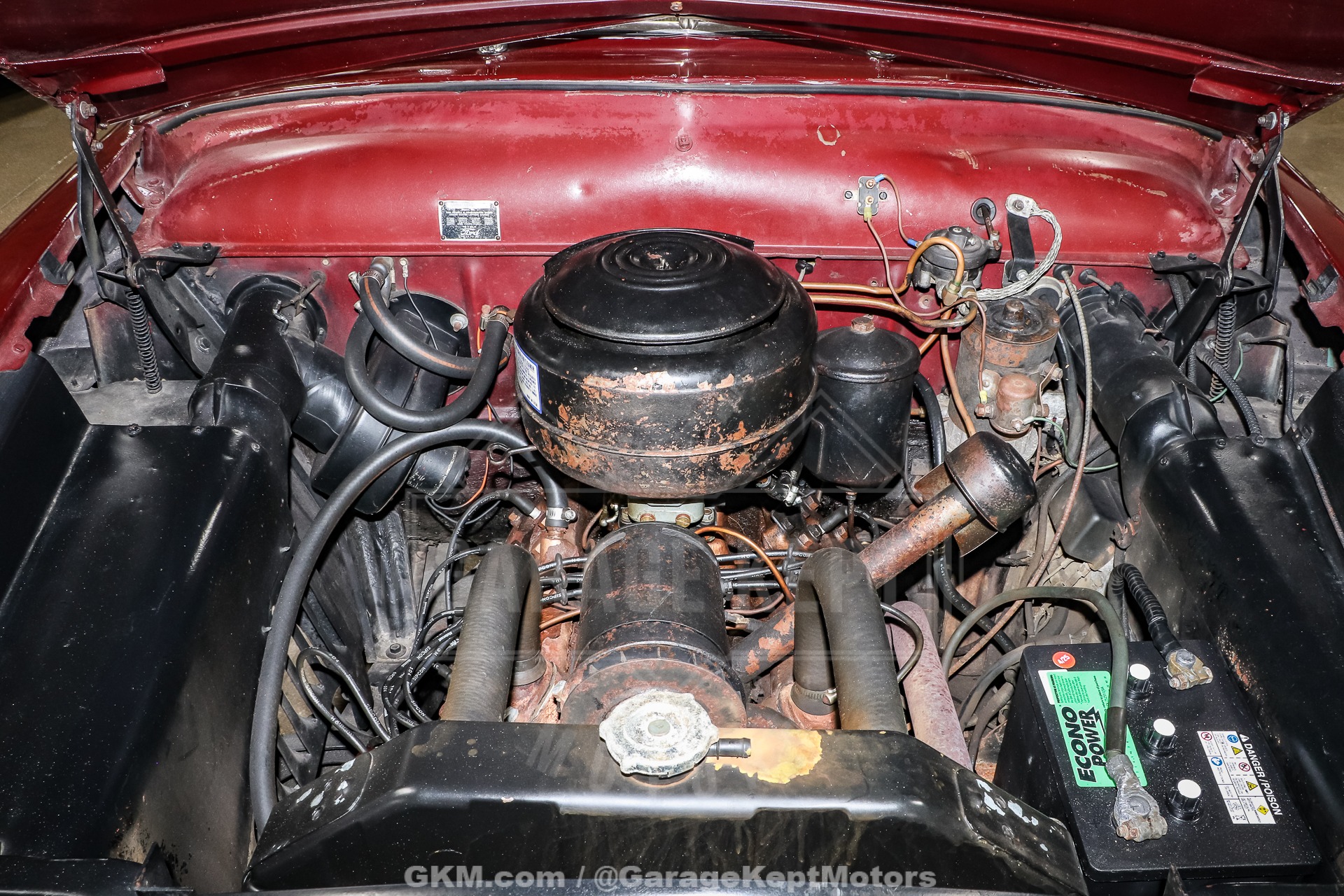 Ford-Custom-1949-BurgundyMaroon-BeigeTan-20