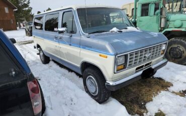 Ford-Econoline-1986-Blue