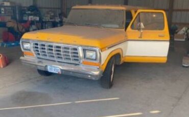Ford-F-150-1978-Yellow-TanBrown-17