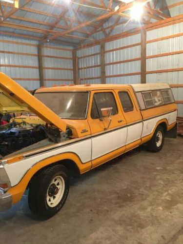Ford-F-150-1978-Yellow-TanBrown-2