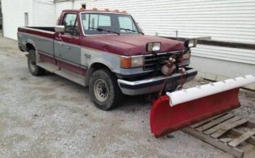 Ford-F-250-1991-RedSilver-RedSilverBlack-1