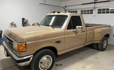 Ford-F-350-1988-Tan-Red