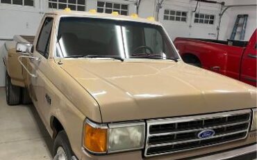 Ford-F-350-1988-Tan-Red-6