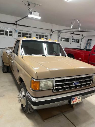 Ford-F-350-1988-Tan-Red-6