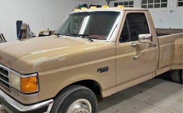 Ford-F-350-1988-Tan-Red-8