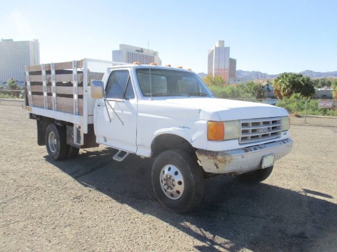 Ford-F-350-1990-White-5