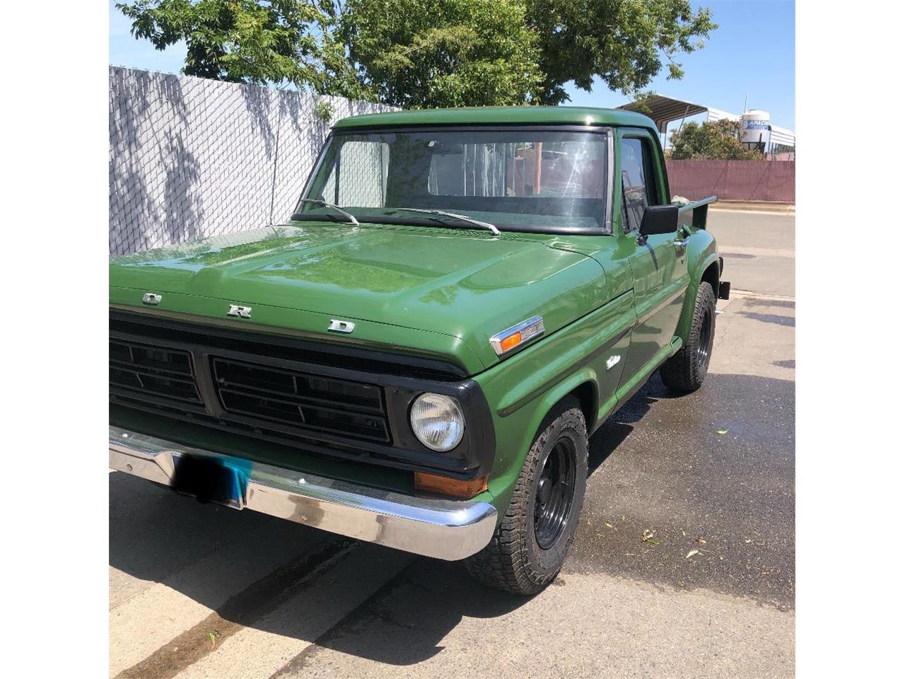 Ford-F100-1972-green-green-5