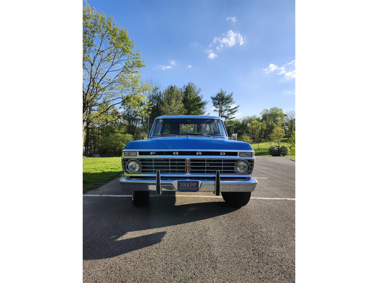 Ford-F100-1974-Blue-Brown-10