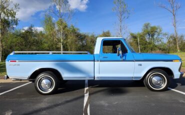 Ford-F100-1974-Blue-Brown-12
