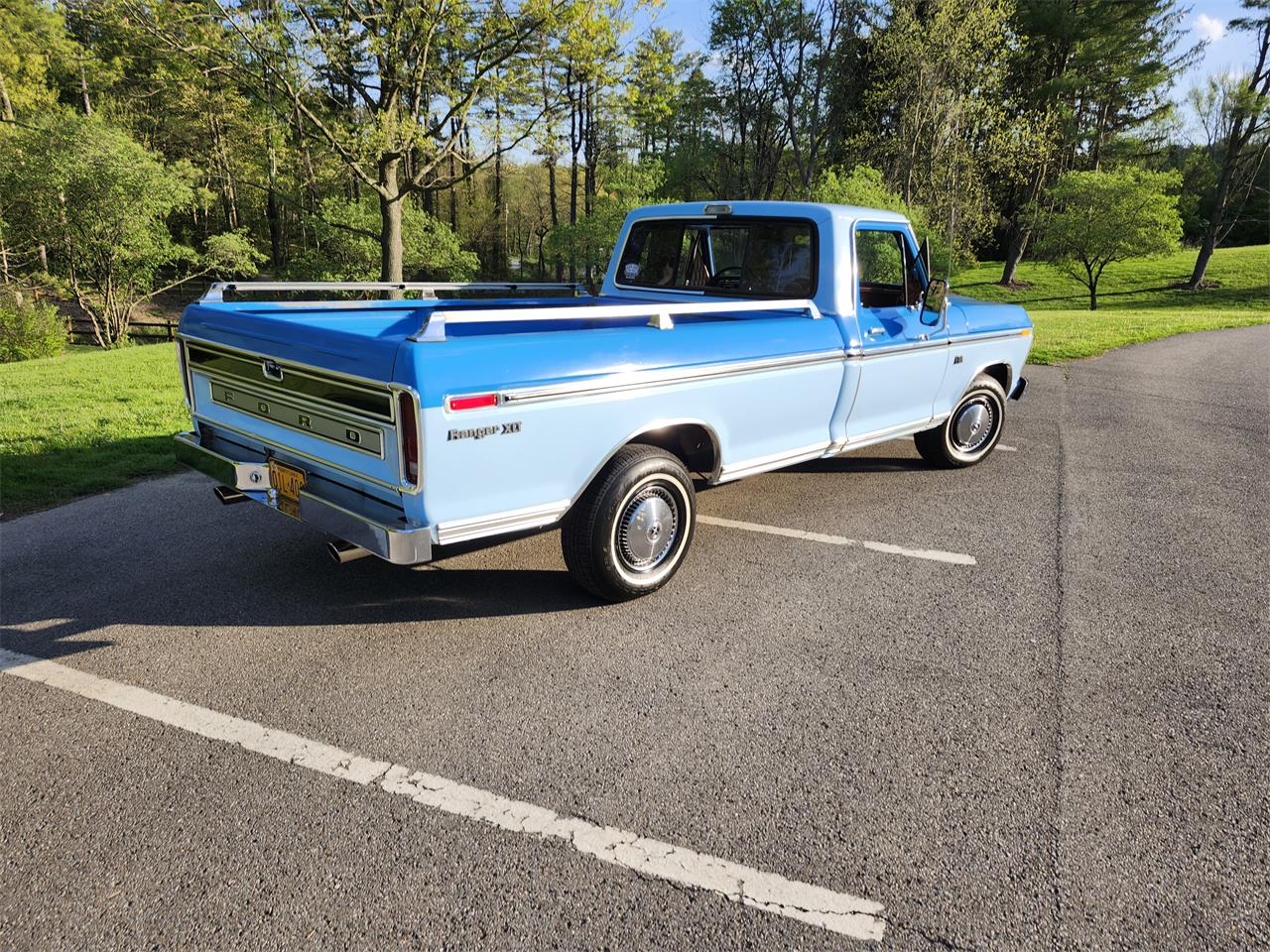 Ford-F100-1974-Blue-Brown-14