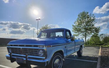 Ford-F100-1974-Blue-Brown-8