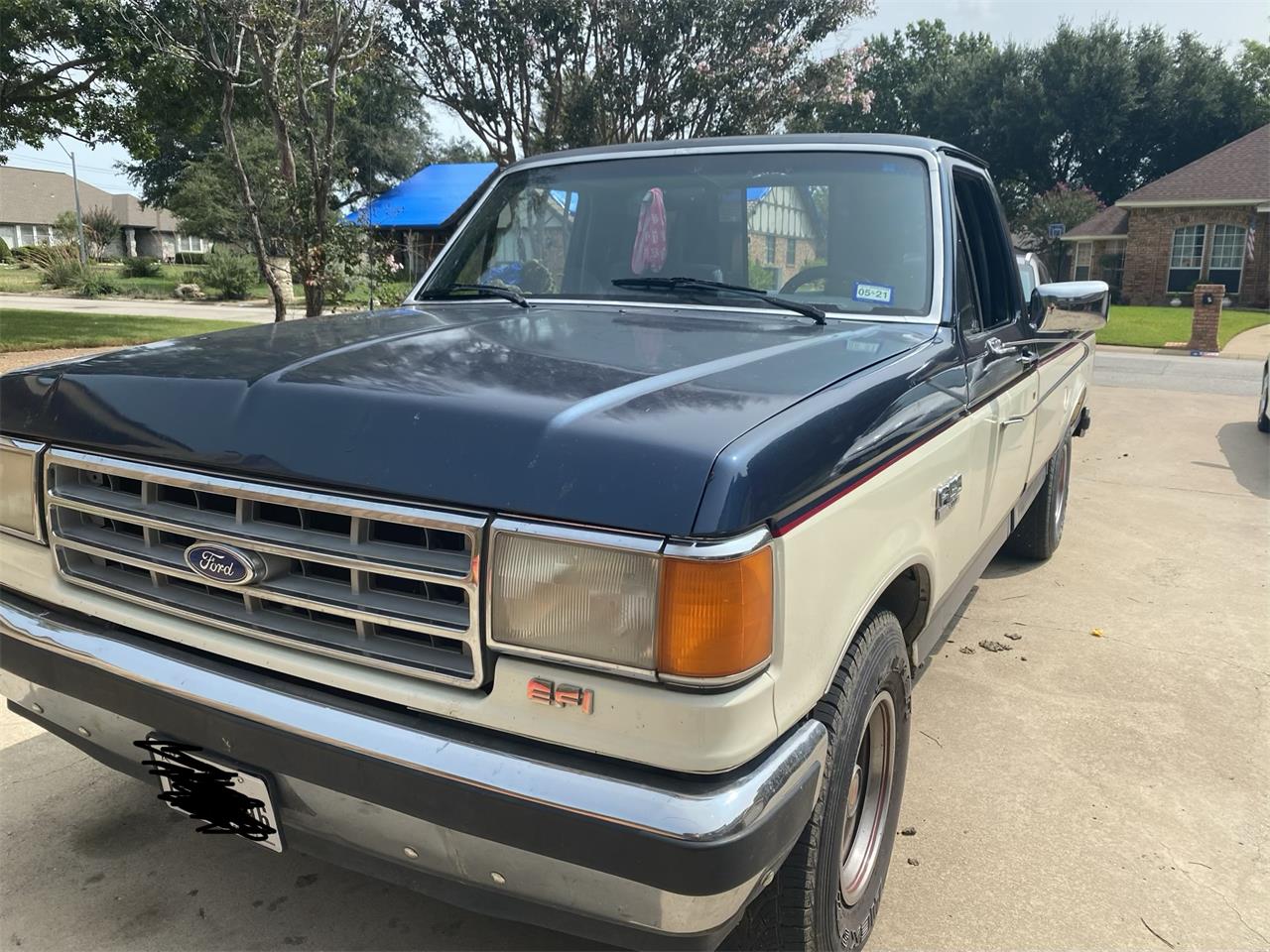 Ford-F150-1988-Blue-Blue-1