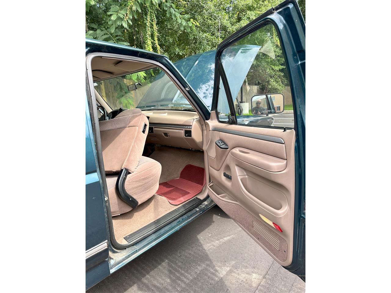 Ford-F150-1994-Green-Beige-10
