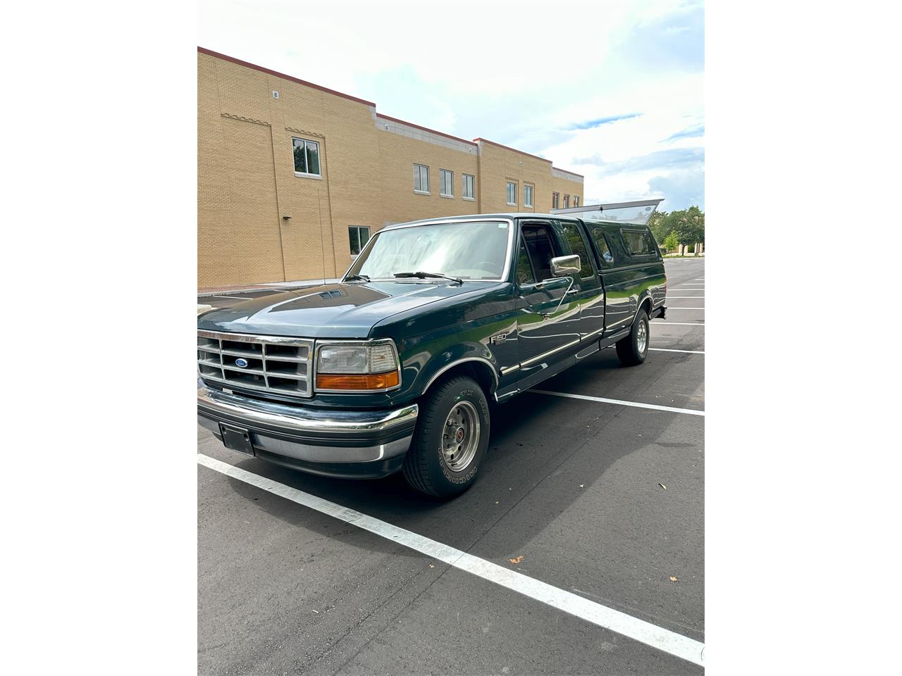 Ford-F150-1994-Green-Beige-4