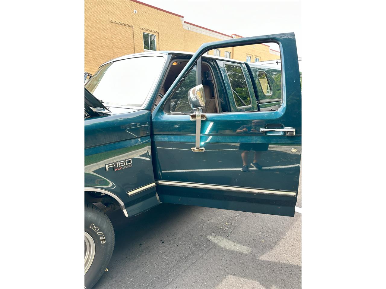 Ford-F150-1994-Green-Beige-6