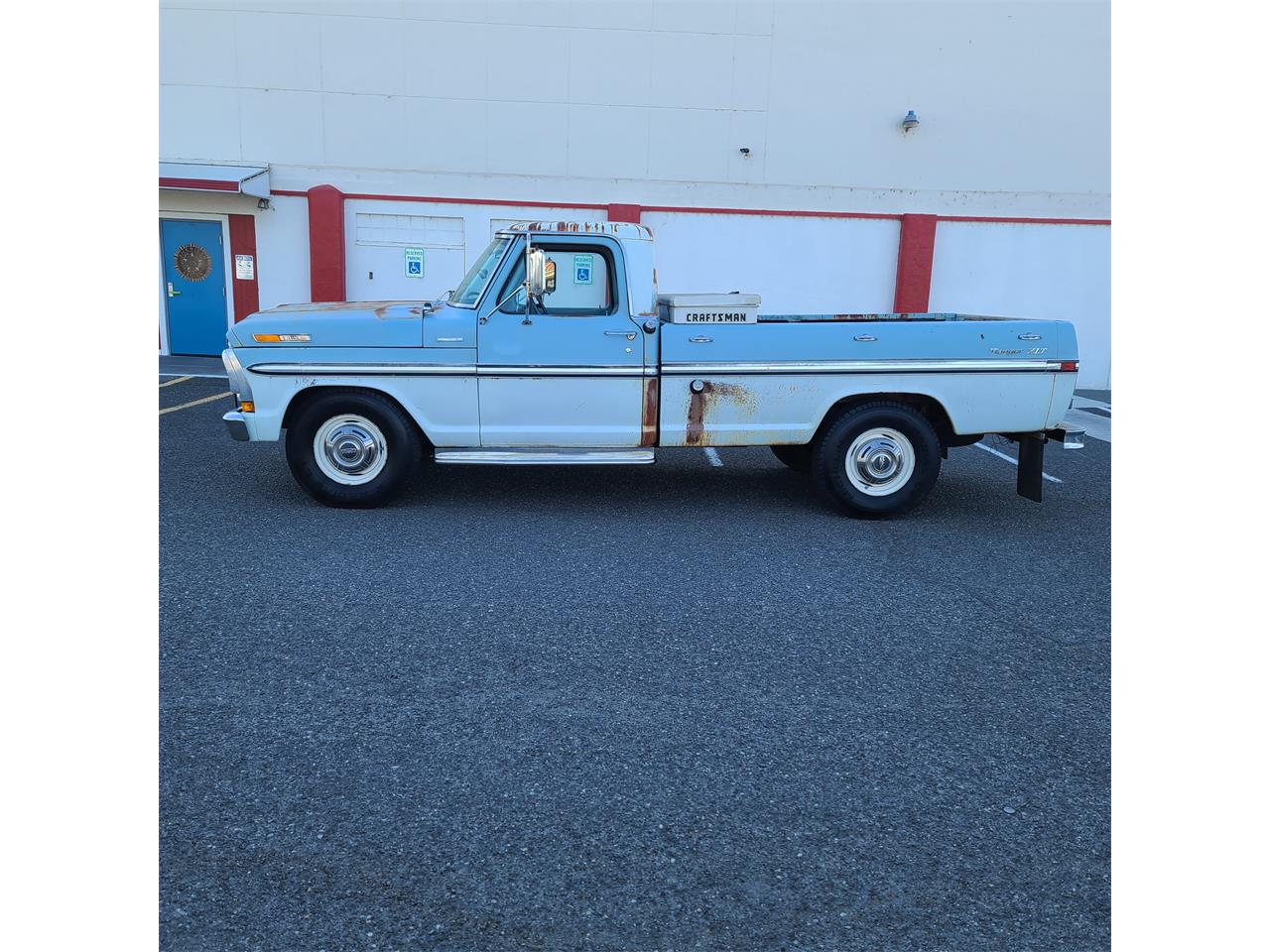 Ford-F250-1970-Blue-Blue
