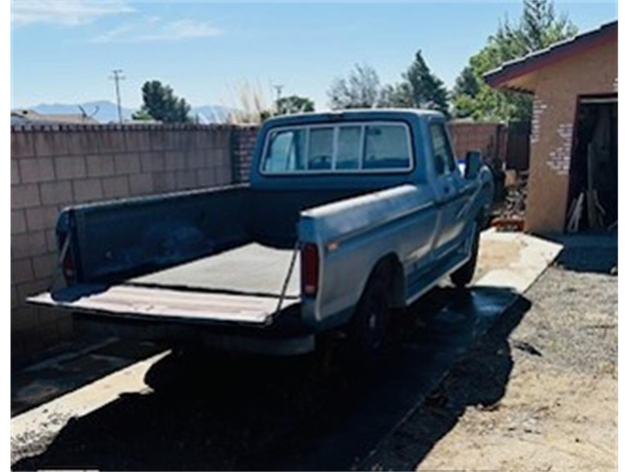 Ford-F250-1977-Blue-Blue-1