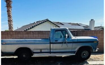 Ford-F250-1977-Blue-Blue-2