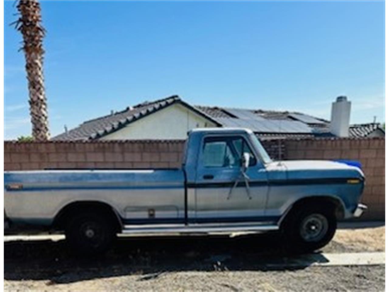 Ford-F250-1977-Blue-Blue-2