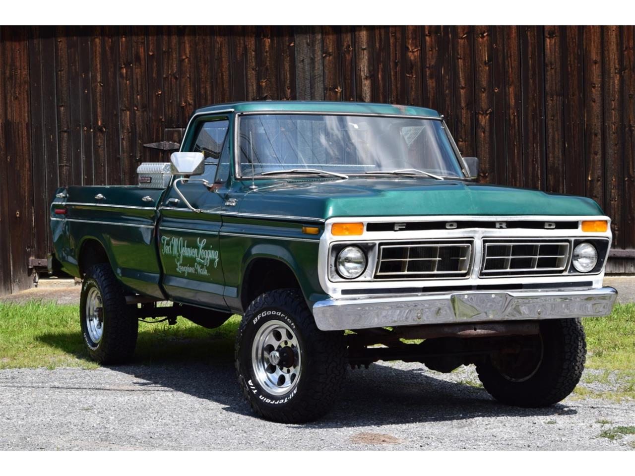 Ford-F250-1977-Green-Green-18