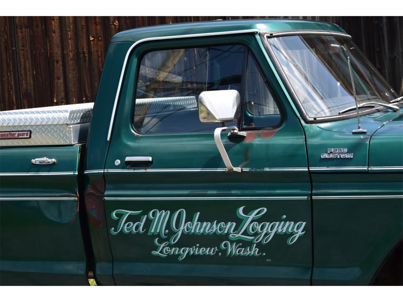 Ford-F250-1977-Green-Green-19