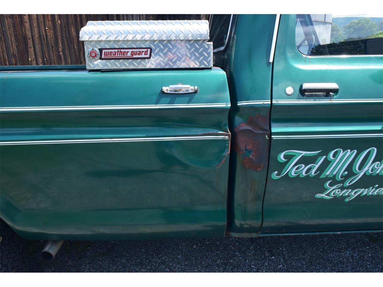 Ford-F250-1977-Green-Green-24
