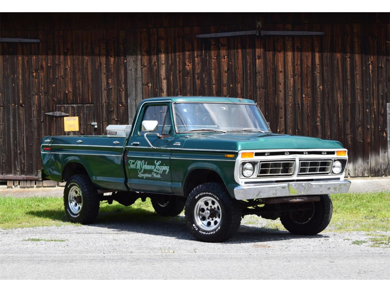 Ford-F250-1977-Green-Green-28