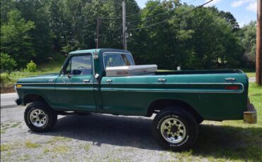 Ford-F250-1977-Green-Green-4