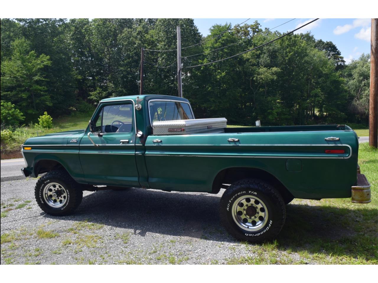 Ford-F250-1977-Green-Green-4
