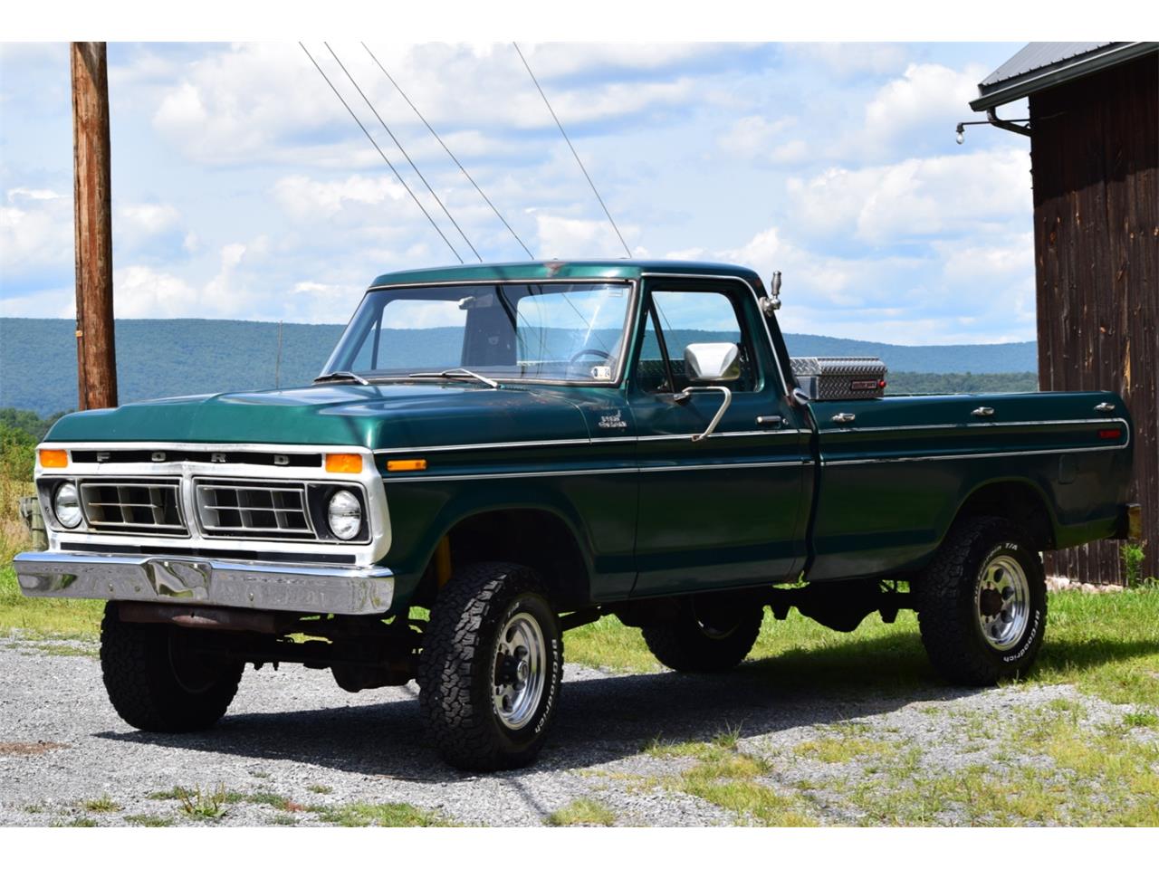 Ford-F250-1977-Green-Green-5