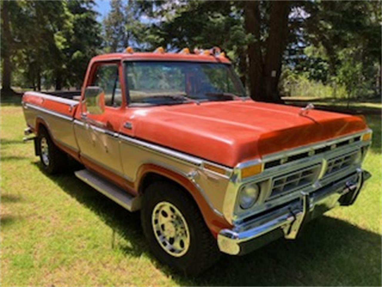 Ford-F250-1977-Orange-Tan-14