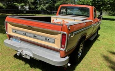 Ford-F250-1977-Orange-Tan-15