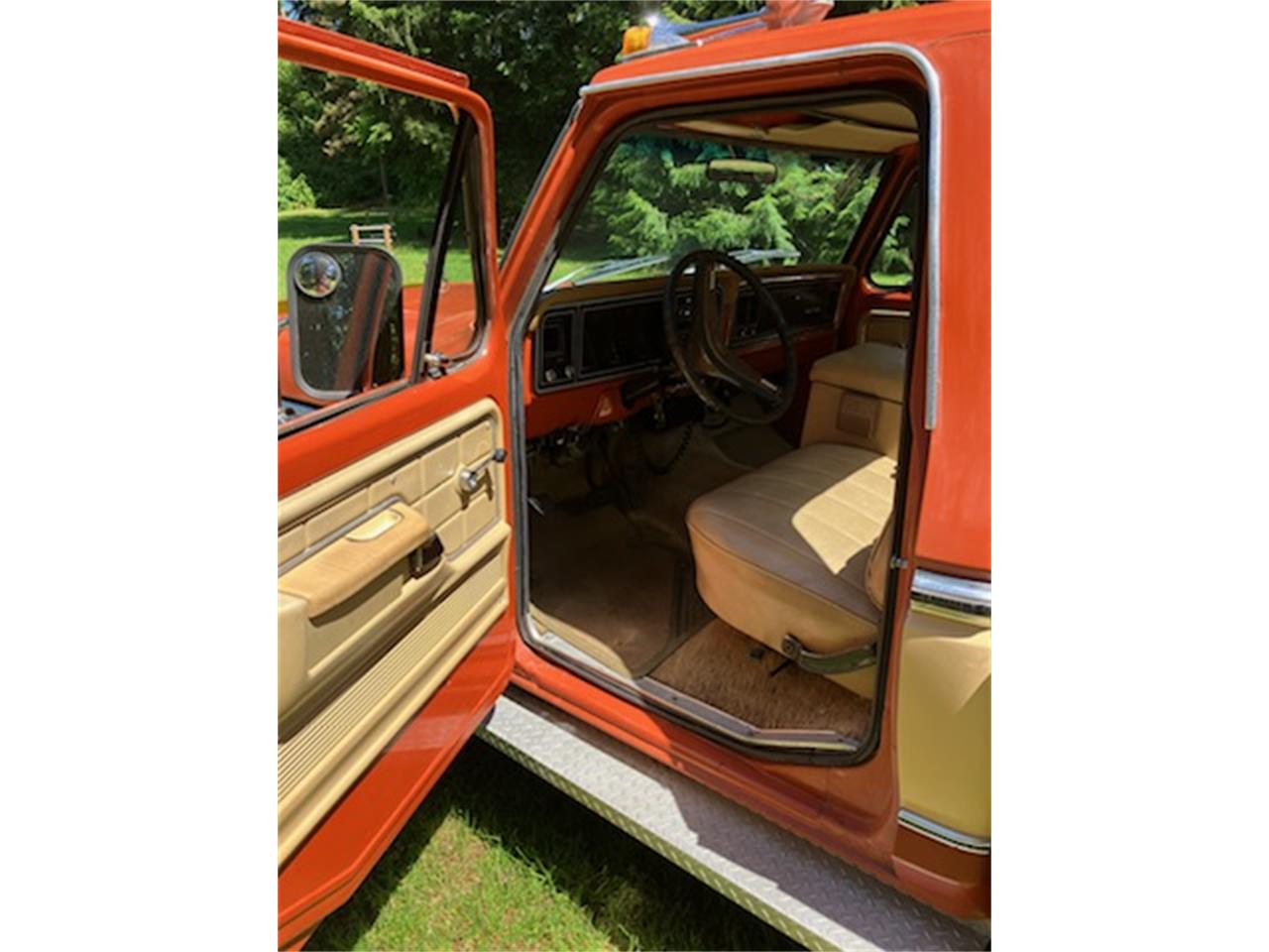 Ford-F250-1977-Orange-Tan-17