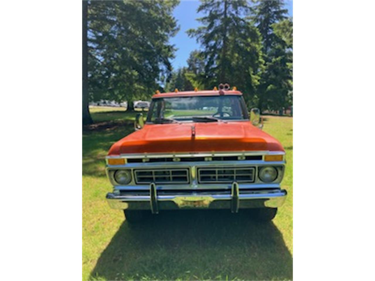 Ford-F250-1977-Orange-Tan-5