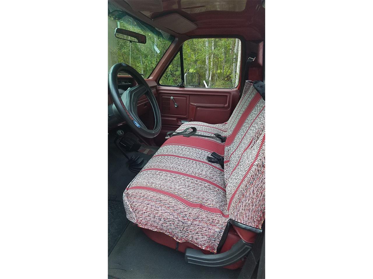 Ford-F250-1985-Red-amp-white-two-tone-Red-2