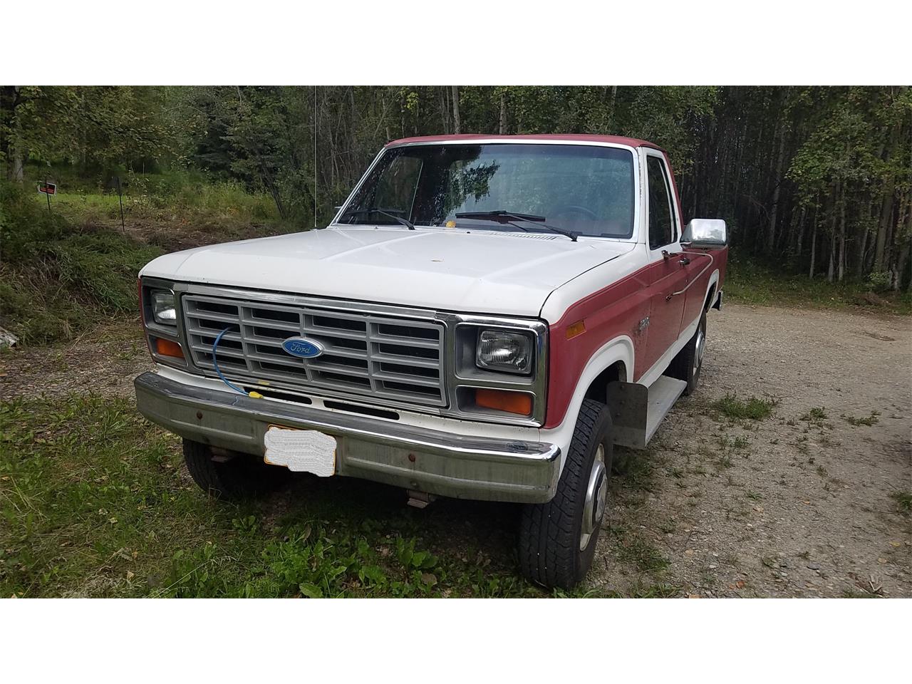 Ford-F250-1985-Red-amp-white-two-tone-Red-20