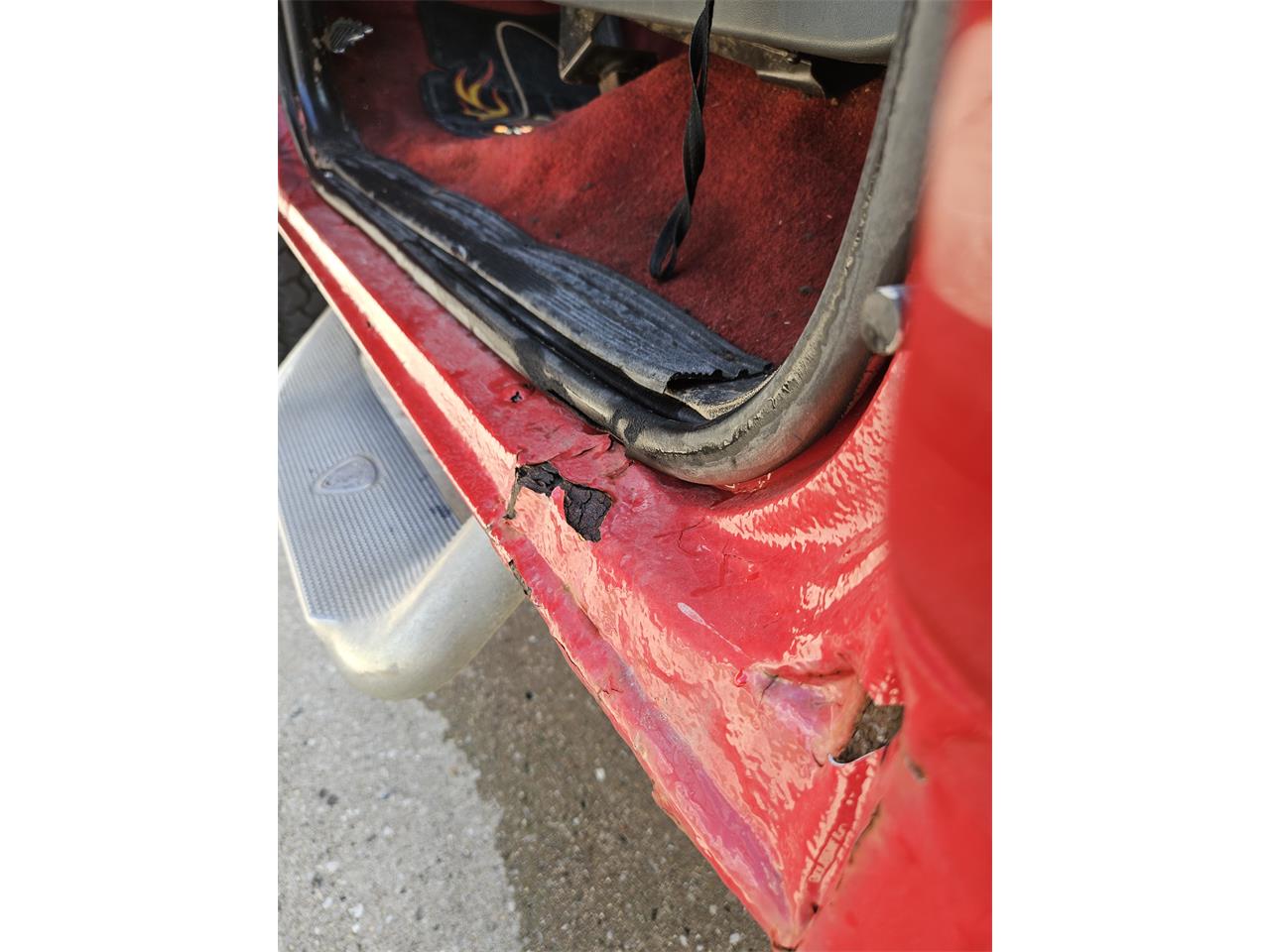 Ford-F250-1987-Red-with-yellow-flam-Red-and-black-10