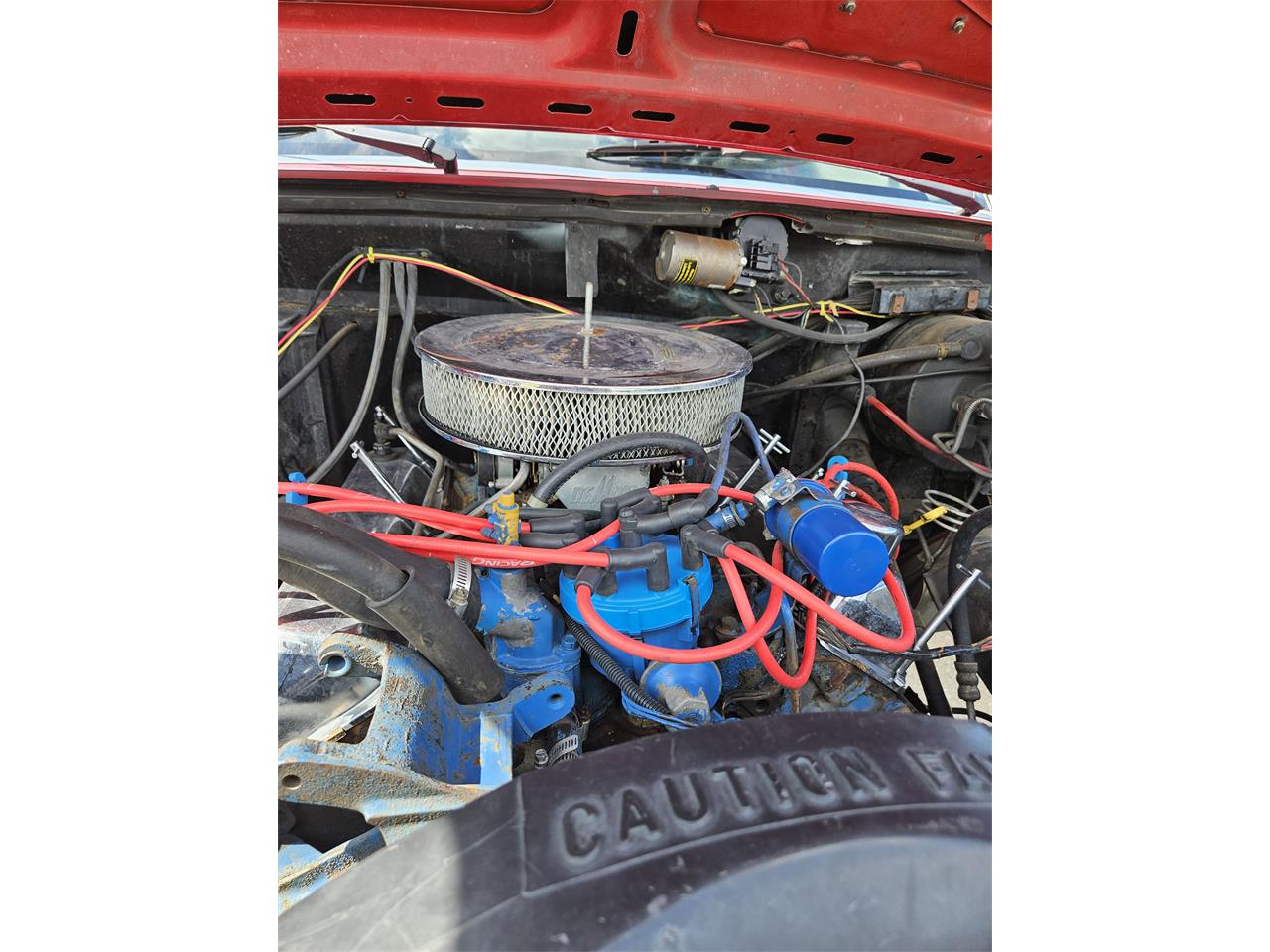 Ford-F250-1987-Red-with-yellow-flam-Red-and-black-17